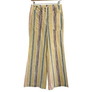 Anthropologie Maeve The Naomi Pants Women's Size 8 28.5 inseam Wide Leg Flare